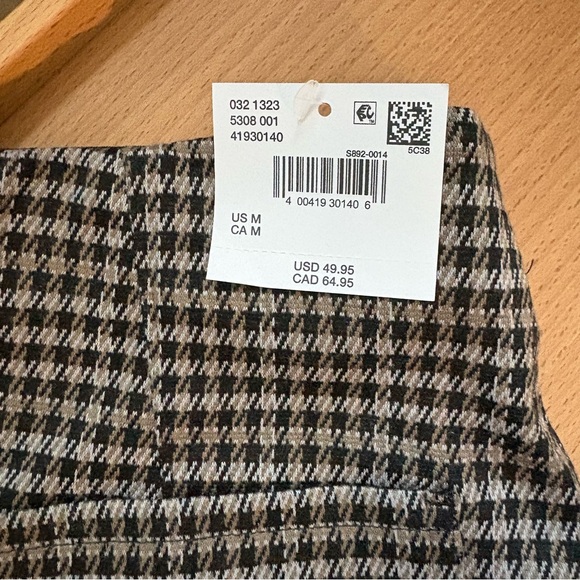 NWT American Eagle IT Knit Pull On High Waisted Kick Boot Houndstooth Pant - Picture 5 of 5